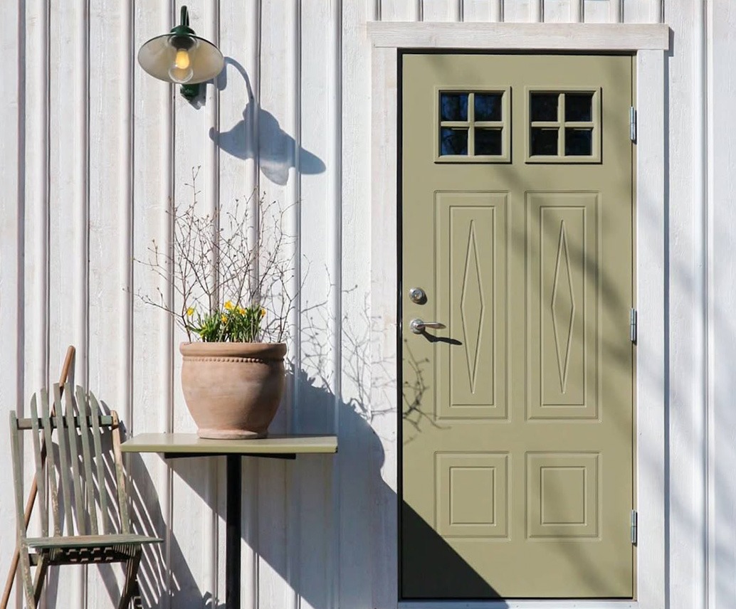 Bleckhall Långeskær Ytterdør Glass